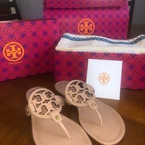 Nude Tory Burch Miller Sandals *LIKE NEW*